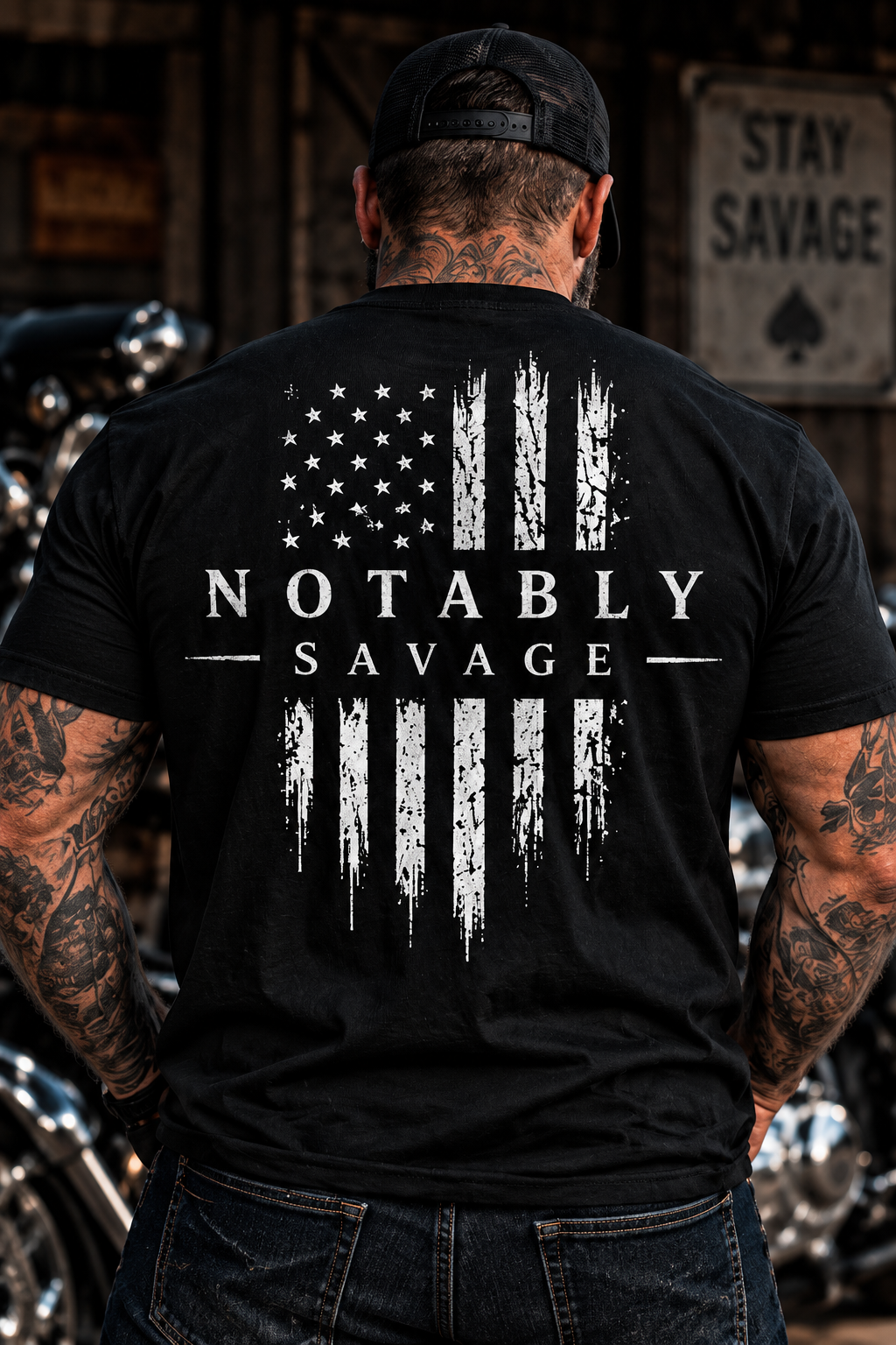savage american tee